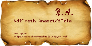 Németh Anasztázia névjegykártya