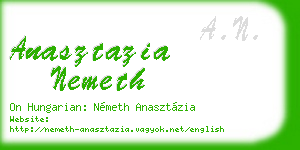 anasztazia nemeth business card